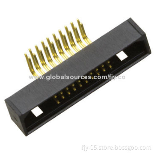 1.27mm Box Header, Dual Row Right Angle